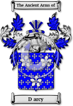 D arcy Family Crest Download (jpg) Legacy Series - 150 DPI